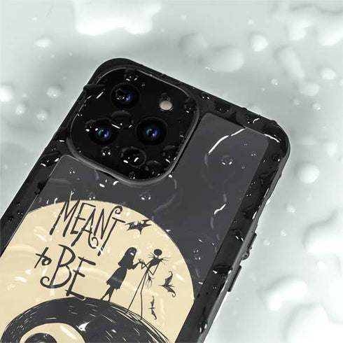 Disney The Nightmare Before Christmas Jack and Sally Meant to Be iPhone 15 Pro Waterproof Case